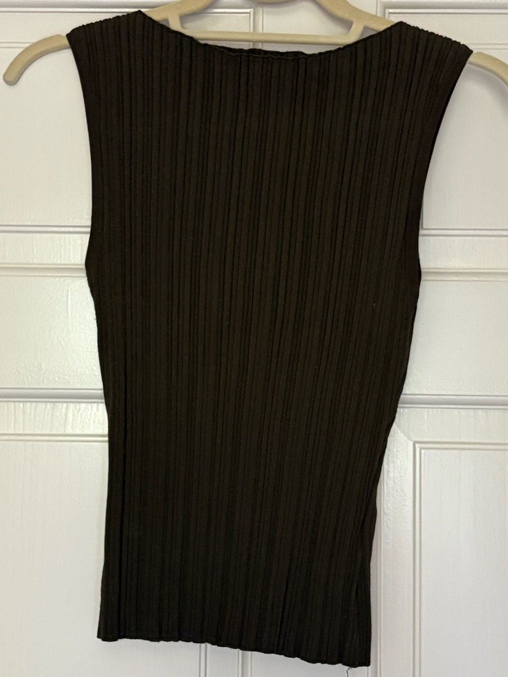DISSH Ribbed Tank Top in Dark Olive